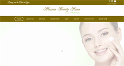Desktop Screenshot of blossombeautyhouse.com